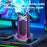 GQ-18 RGB Light Mecha Mechanical Karaoke Wireless Bluetooth-compatible Speaker with 2 Microphone - 2