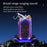 GQ-18 RGB Light Mecha Mechanical Karaoke Wireless Bluetooth-compatible Speaker with 2 Microphone - 3