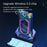 GQ-18 RGB Light Mecha Mechanical Karaoke Wireless Bluetooth-compatible Speaker with 2 Microphone - 5