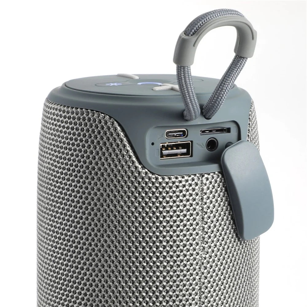 T&G TG-675 Colorful LED Light FM Bluetooth-compatible Speaker Music Sound Subwoofer - Grey - 5