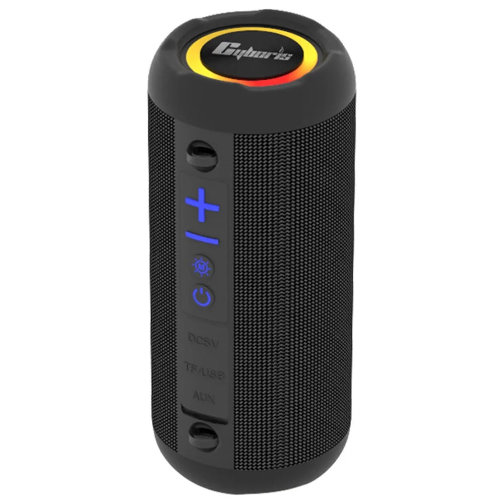 CYBORIS S9 RGB Light Waterproof Music Bluetooth-compatible Speaker Sound Subwoofer for Home Party - 2