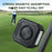 CYBORIS X1S Magnetic Bluetooth-compatible Speaker for Golf Cart Waterproof Subwoofer Built-In Mic - 4