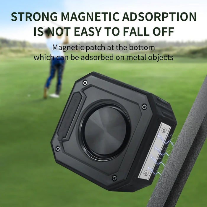 CYBORIS X1S Magnetic Bluetooth-compatible Speaker for Golf Cart Waterproof Subwoofer Built-In Mic - 4