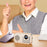 P35 Portable Bluetooth-compatible 5.0 FM Radio with 3.5mm Audio Cable Retro Speaker Support TF Card U Disk - Beige - 6