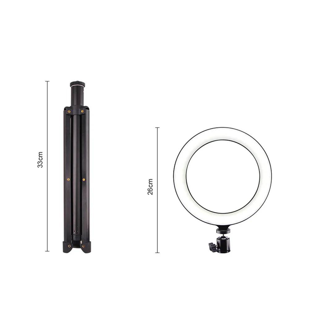 LATZZ T9 Ring Photography Fill Light Set [Ring Light+Tripod Stand+Phone Bracket+Bluetooth-compatible Remote Controller] - 5