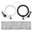LATZZ 160cm Self-timer Tripod + 26cm Photography Ring Light Built-in Phone Clip - 4