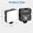 JMARY FM-59R Dimmable Video Recording Mini Fill Light with 3 Cold Shoe Mounts - 7