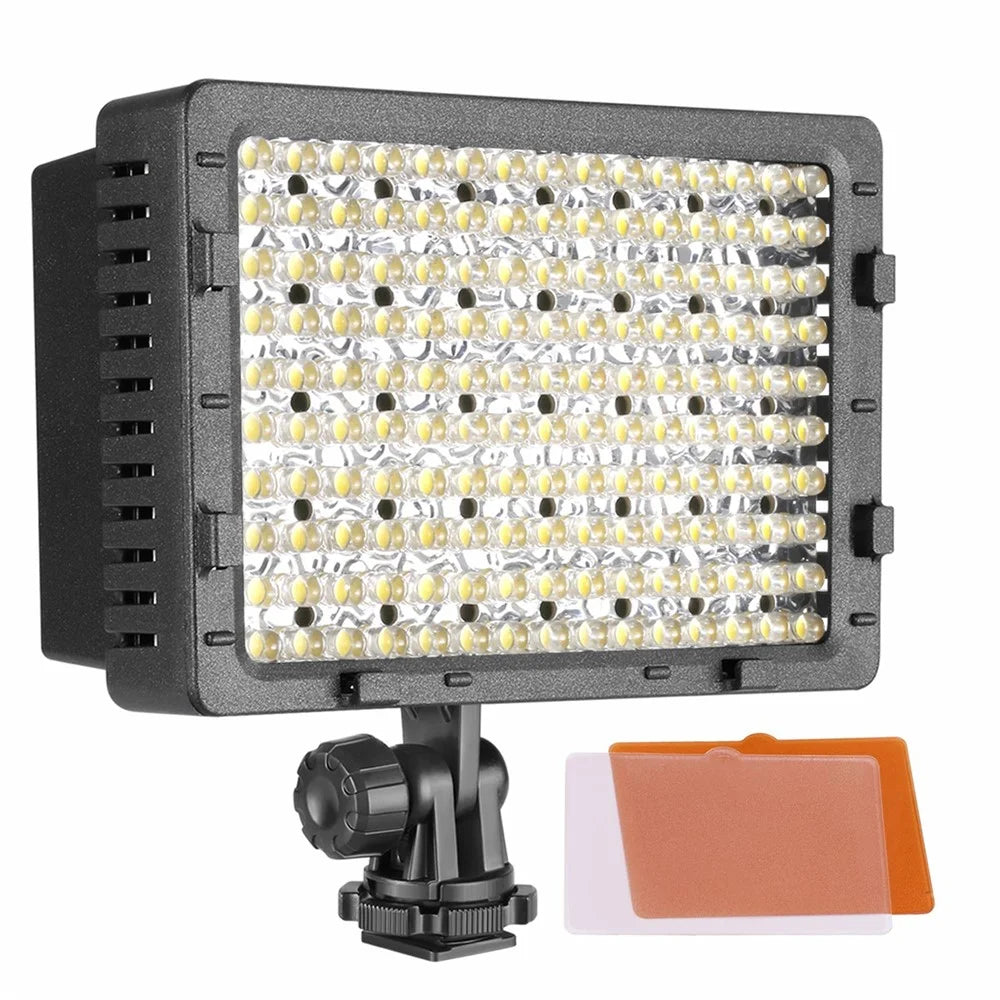 NEEWER CN-160 Dimmable 160-LED Ultra High Power Panel Digital Camera  /  Camcorder Video Light - 1