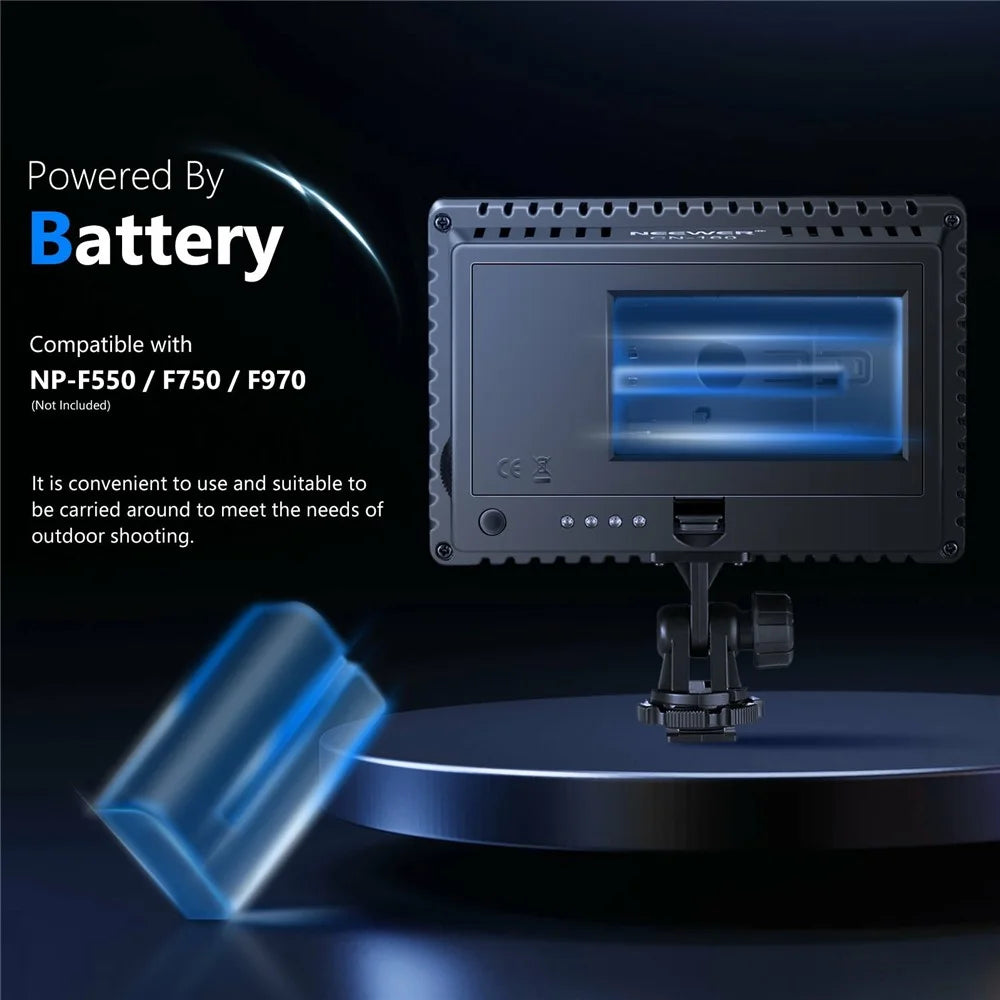 NEEWER CN-160 Dimmable 160-LED Ultra High Power Panel Digital Camera  /  Camcorder Video Light - 2