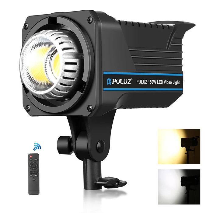 PULUZ PU3061 220V 120W LED Photographic Light Dual Color Temperature Photo Studio Fill Light with Remote Control - UK Plug - 1