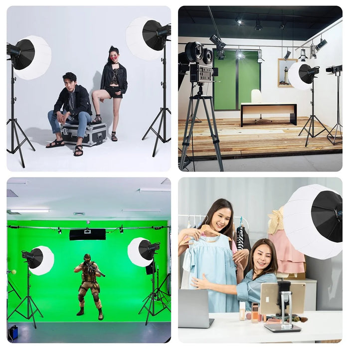 PULUZ PU3061 220V 120W LED Photographic Light Dual Color Temperature Photo Studio Fill Light with Remote Control - UK Plug - 7