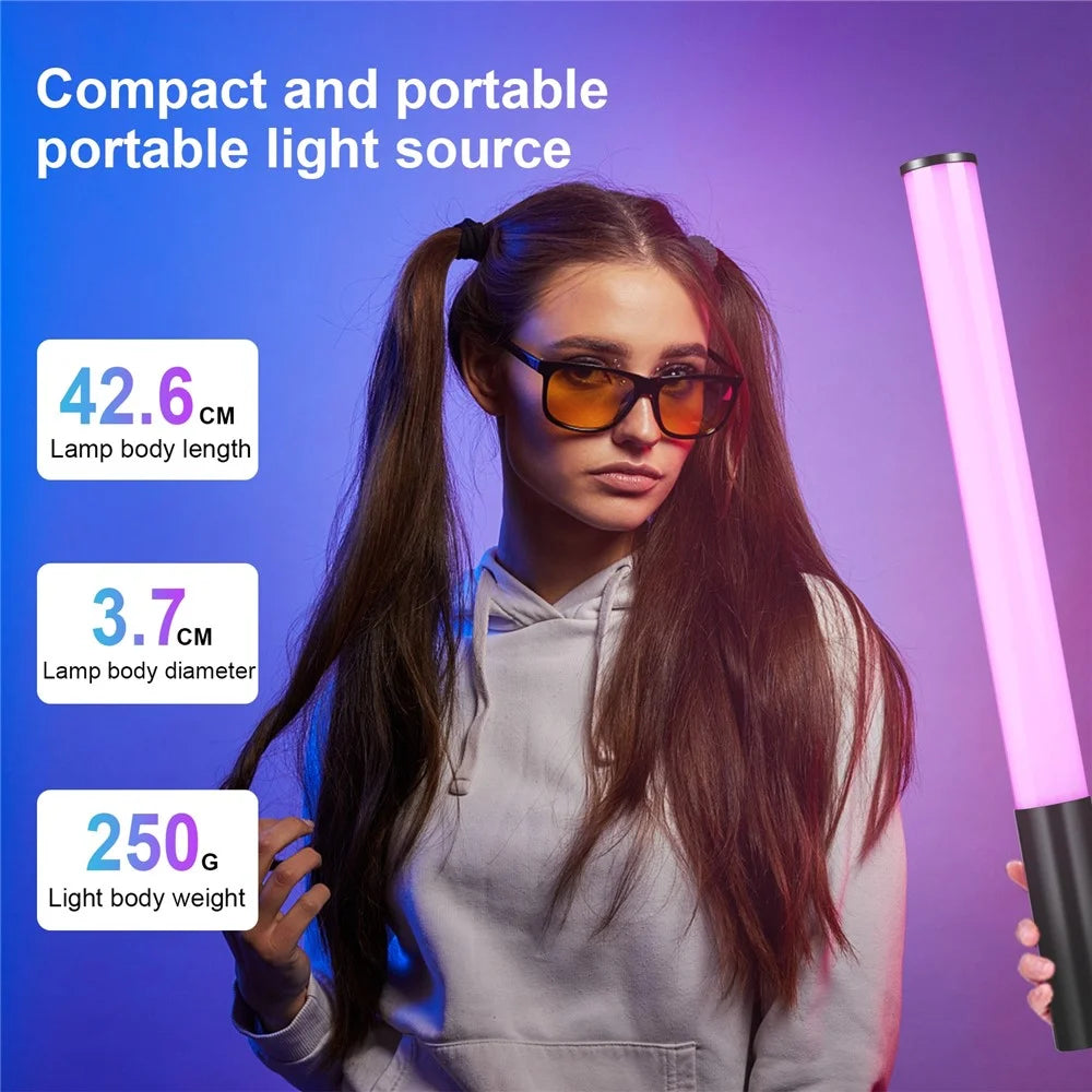 PULUZ PU635 Handheld RGB LED Light Stick 2500-9000K 13 Effects Full Color Photography Video Fill Light - 5