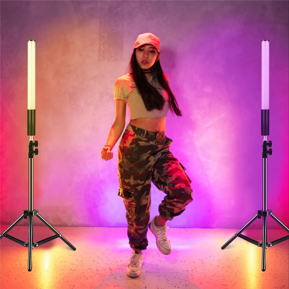 PULUZ PU635 Handheld RGB LED Light Stick 2500-9000K 13 Effects Full Color Photography Video Fill Light - 6