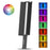 PULUZ PU4137 24W RGB Handheld Stick LED Light 72-LED Full Color Fill Light with Barndoor - 1
