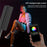 PULUZ PU4137 24W RGB Handheld Stick LED Light 72-LED Full Color Fill Light with Barndoor - 7