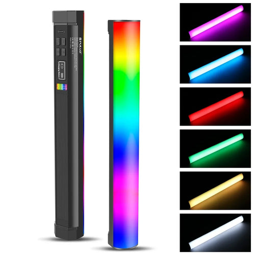 PULUZ PU4139 30cm Portable RGB Light Stick Magnetic LED Tube Light Wand 10W Photography Fill Light - 1