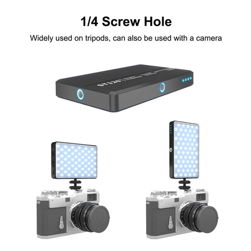 PULUZ PU566B 120 Leds Live Broadcast Video LED Light Photography Selfie Fill Lamp with 6 Colors Filters - 2