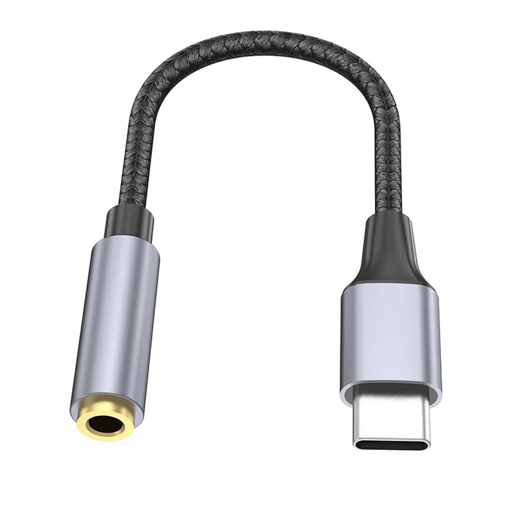 15cm Type C to 3.5mm Audio Adapter Cable for Huawei Honor Xiaomi iPhone 15 Series Headphone Converter 15cm - 5