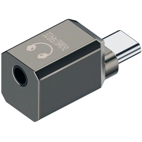 UC-075-DA USB-C to 3.5mm DAC Audio Adapter 384kHz KT02H20 Chip Aluminum Alloy Converter for Laptop / Tablet / Phone - 1