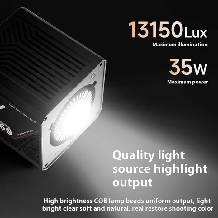 ZGRL60 Handheld LED Video Light High Power Fill Light Professional Photography Video Shooting Stage Light - 4