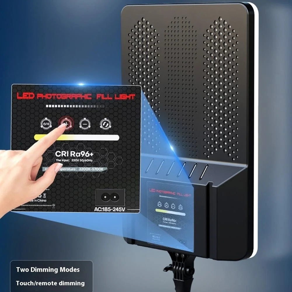L-3560 24 Inch Fill Light Photography LED Panel Dimmable Light for Streaming / Vlogging / Video Recording - 3