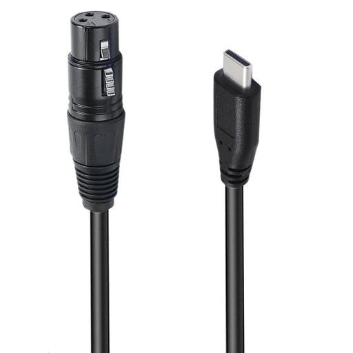 JUNSUNMAY 1m Type-C Male to XLR Male Cable Microphone Audio Adapter for Mobile Phones  /  Tablets  /  Laptops  /  Computers - 1