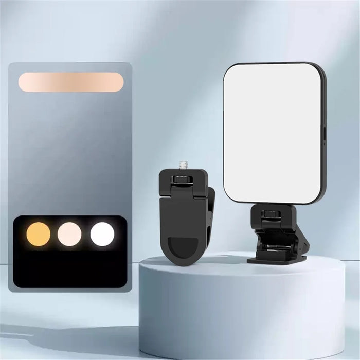 W80 Magnetic Pocket Light LED Fill Lamp Rechargeable 3 Color Modes Brightness Adjustable Selfie Light - 3