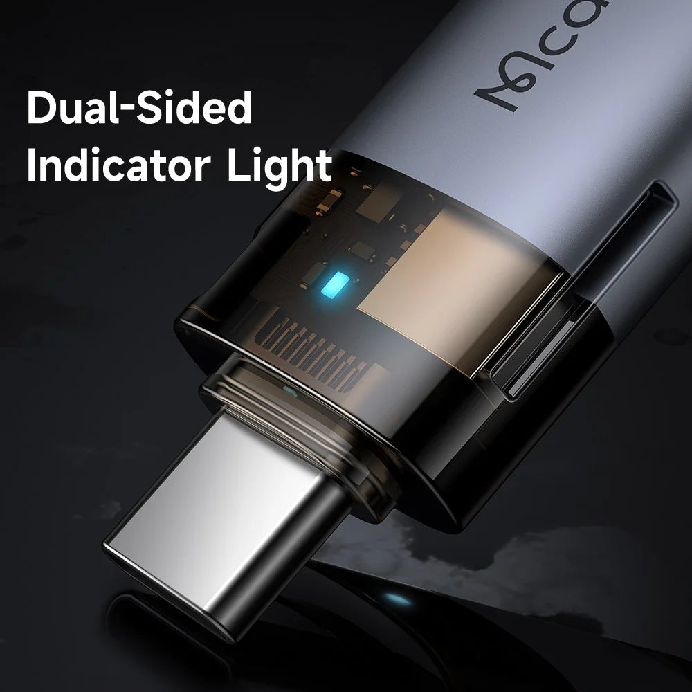 MCDODO OT-760 2 in 1 USB A Female to USB C Male Converter 480Mbps Data Transfer Adapter with TF Card Slot - 5