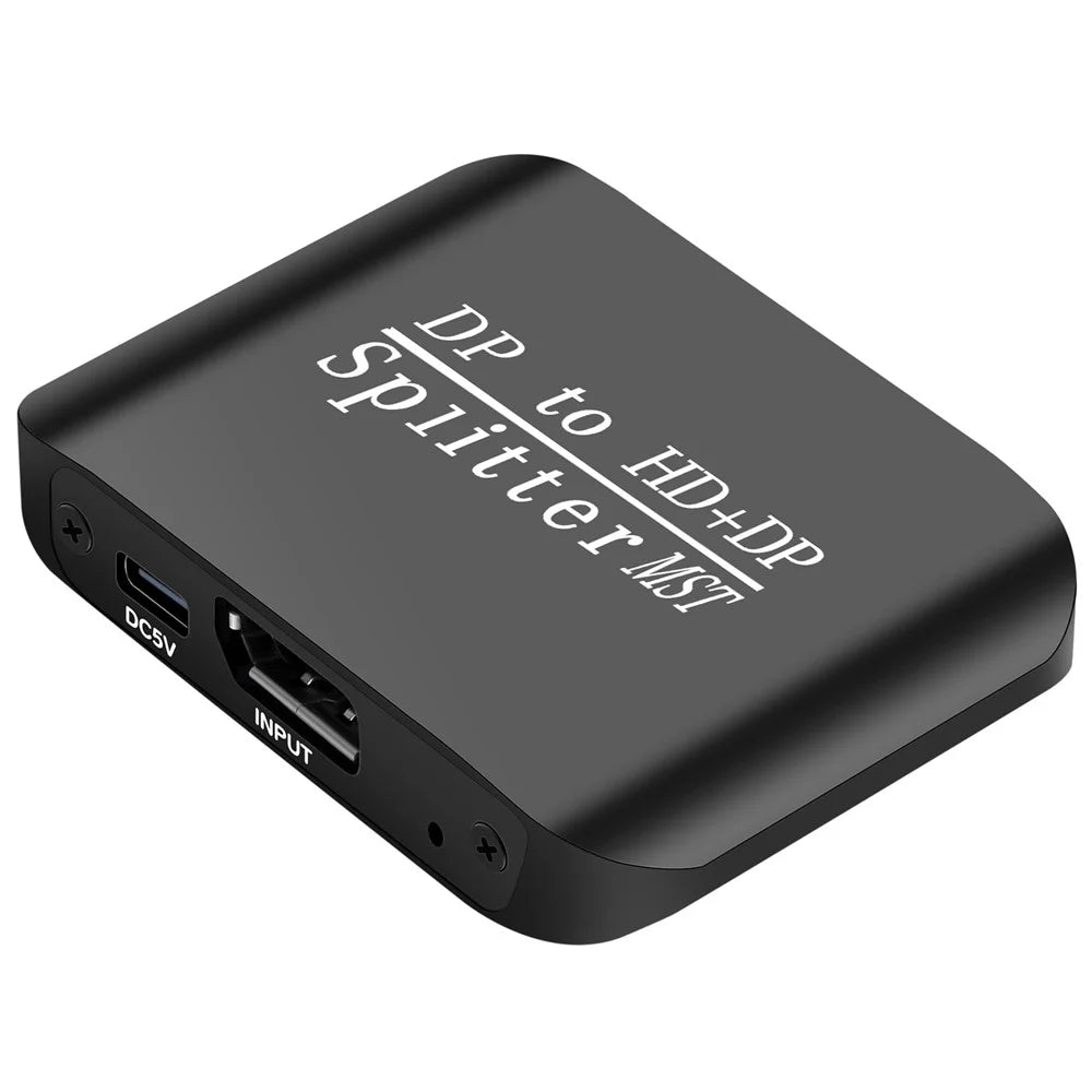 NK-W60 DP to HD+DP 4K 60Hz Splitter MST / SST Adapter for Dual Display / Mirror Display - 2