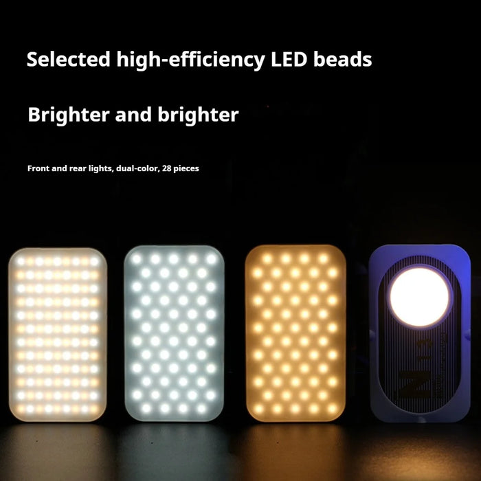 N13 Pocket Light Three Color Temperature Adjustable LED Photography Lighting - Black - 6
