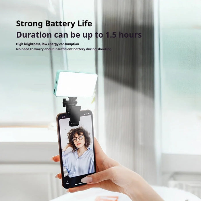 N13 Pocket Light Three Color Temperature Adjustable LED Photography Lighting - Black - 7