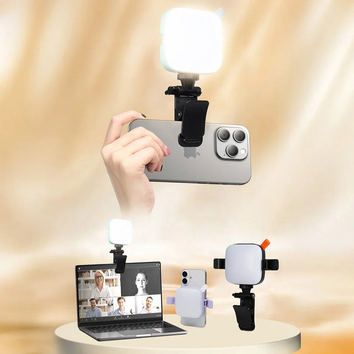 N21 Pocket Light Tri-Color LED Panel 66 LEDs Photography Lighting for Live Streaming / Vlogging - Black - 5