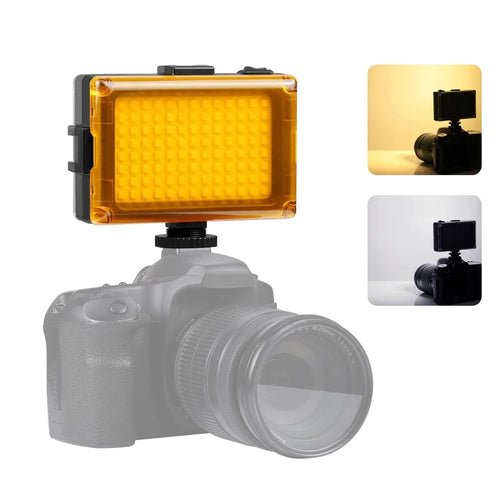 PULUZ PU4096 104 LED 1800LM Professional Video Light Wedding News Interview Camera Filming Lamp with Filter - 1