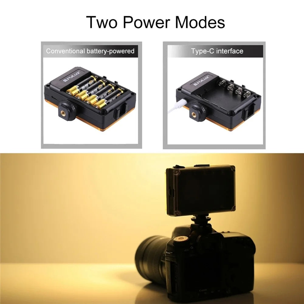 PULUZ PU4096 104 LED 1800LM Professional Video Light Wedding News Interview Camera Filming Lamp with Filter - 7