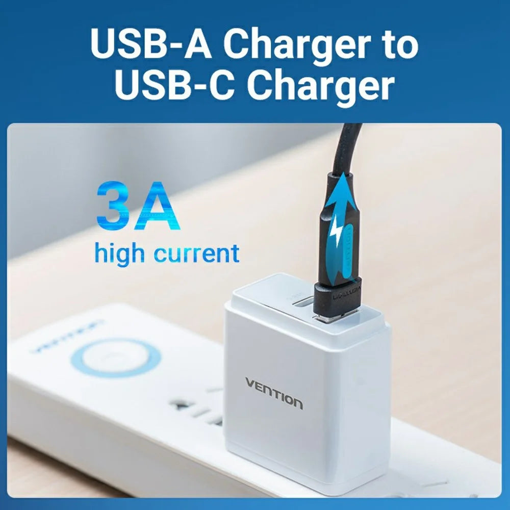 VENTION CDW Series USB 2.0 A Male to USB C Female Adapter 480Mbps Data Transfer OTG Converter - 4