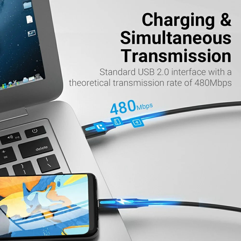 VENTION CDX Series USB 2.0 Type-C Male to Micro-B Female Adapter Mini OTG Converter - 5