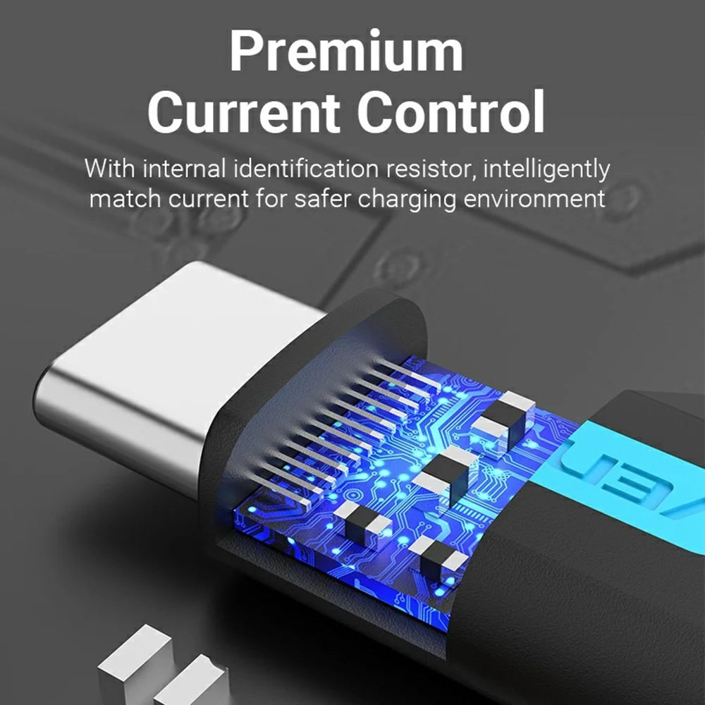VENTION CDX Series USB 2.0 Type-C Male to Micro-B Female Adapter Mini OTG Converter - 6