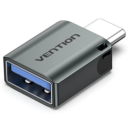 VENTION CDQ Series USB 3.0 Type C Male to USB A Female Converter Aluminum Alloy OTG Adapter with Lanyard - 1