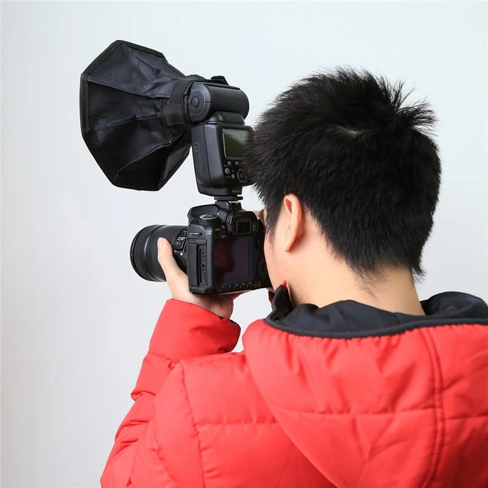 PULUZ PU5120 20cm Foldable Soft Flash Light Box Camera Photography Softbox Studio Light Diffuser - 4