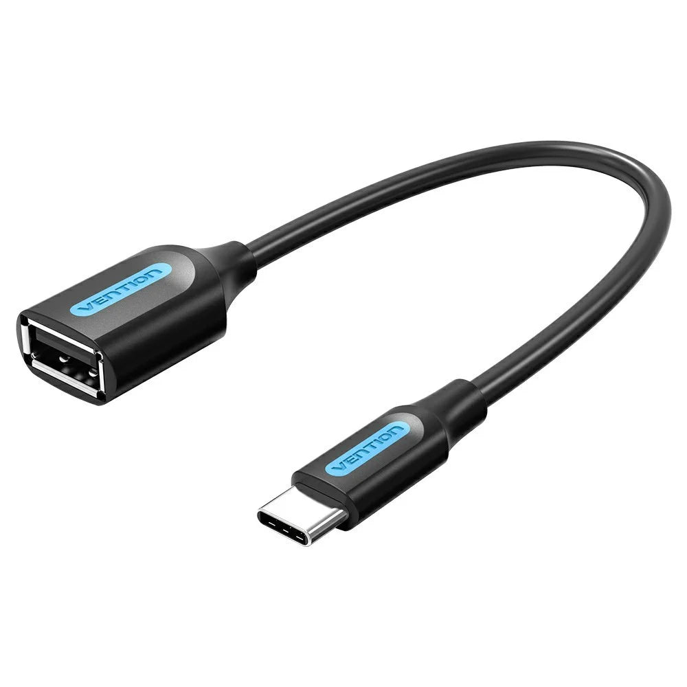 VENTION CCS Series 0.15m USB 2.0 Type C Male to USB A Female 480Mbps Transfer OTG Data Cable - 1