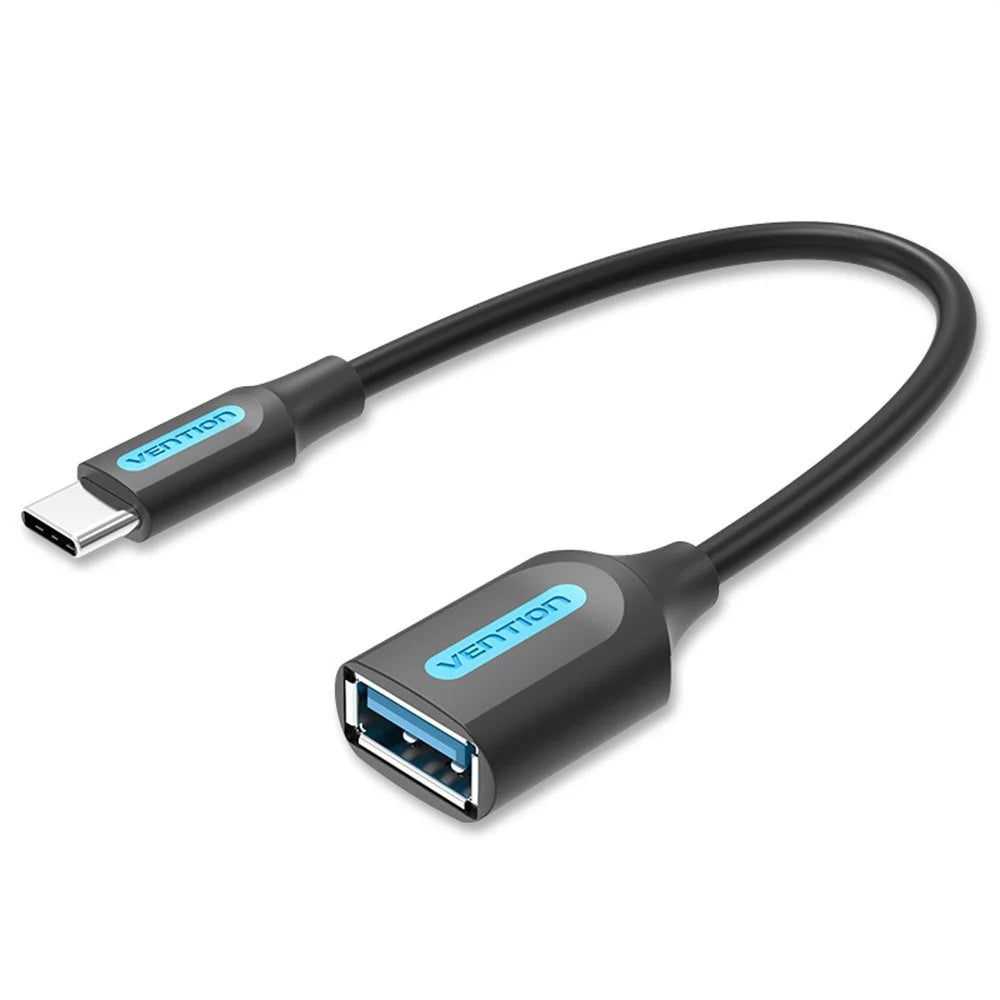 VENTION CCV Series 0.15m Type C Male to USB A Female Adapter OTG 5Gbps Data Transfer Cable - 1