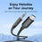 VENTION BIF Series 1m DAC Decoder Type C to 3.5mm Audio Adapter Cable for Smartphone Laptop - 2