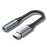 VENTION BID Series 0.1m Type-C Male to 3.5mm Female Audio Adapter Cable with DAC Decoder - Grey - 1