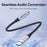 VENTION BID Series 0.1m Type-C Male to 3.5mm Female Audio Adapter Cable with DAC Decoder - Grey - 2