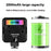 N69 Portable LED Video Light Stepless Dimming Mini RGB Photography Lamp for Vlog / Phone Shooting - 5