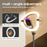 XJ36C 10 Inch Ring Light Magnetic Phone Holder Selfie Lamp with Adjustable Stand, Desktop Photography Kit - White - 5