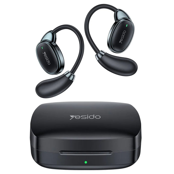 YESIDO YSP33 AI Translation Earbuds Ear Hook Wearable Real Time Bluetooth-compatible 5.4 Open Ear Earphones - Black - 1