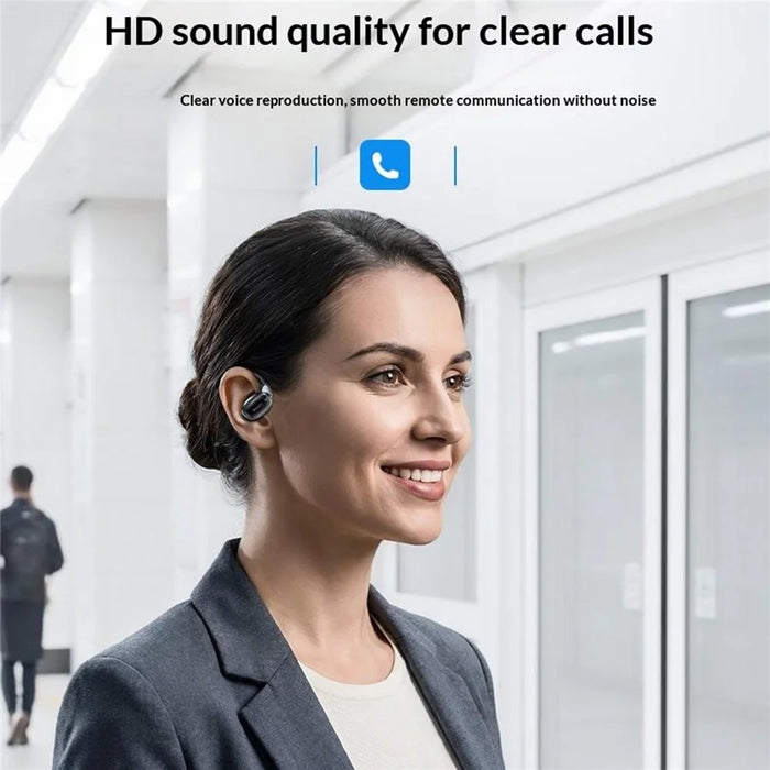 YESIDO YSP33 AI Translation Earbuds Ear Hook Wearable Real Time Bluetooth-compatible 5.4 Open Ear Earphones - Black - 7