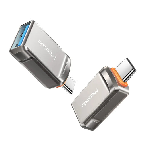 MCDODO OT-8730 USB-A 3.0 to Type-C Mini OTG Adapter - Gun Color - 1