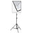 PULUZ PU5070 50x70cm Softbox Lighting Kit 30W E27 LED Studio Light Bulb with Adjustable Light Stand - EU Plug - 2